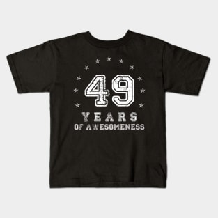 Vintage 49 years of awesomeness Kids T-Shirt